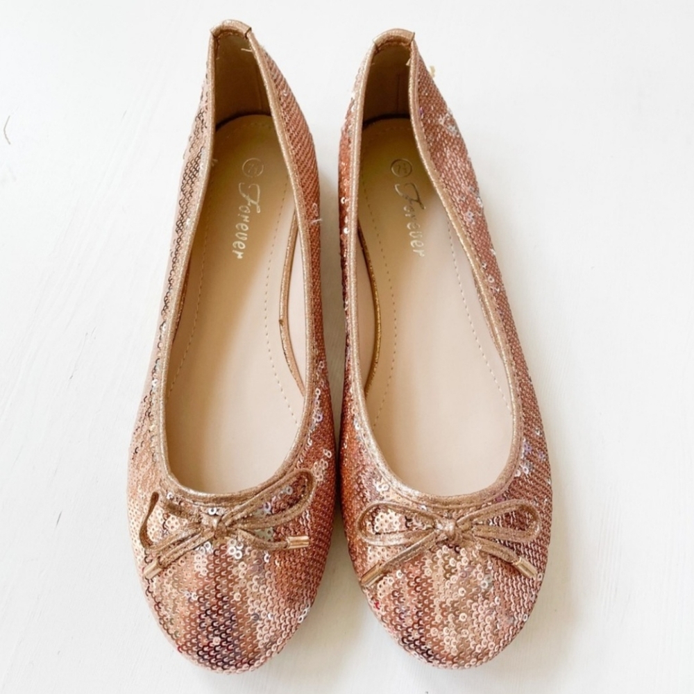 Rose Gold Flats